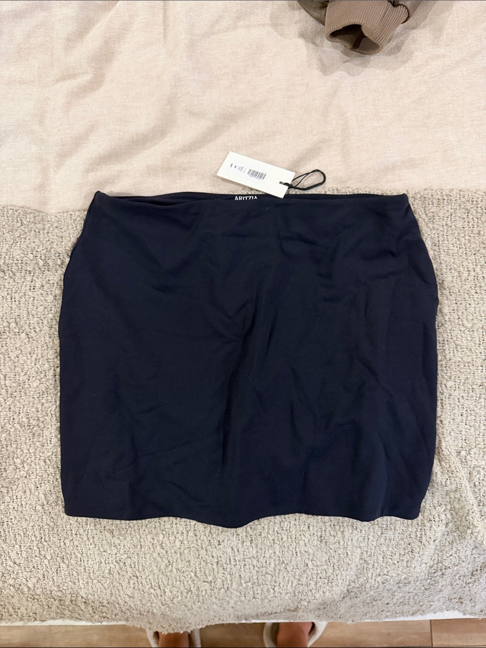 Aritzia Contour Mini Skirt - Black